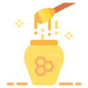 food and restaurant,healthy,honey,bee,jar,sweet,pot,honey jar